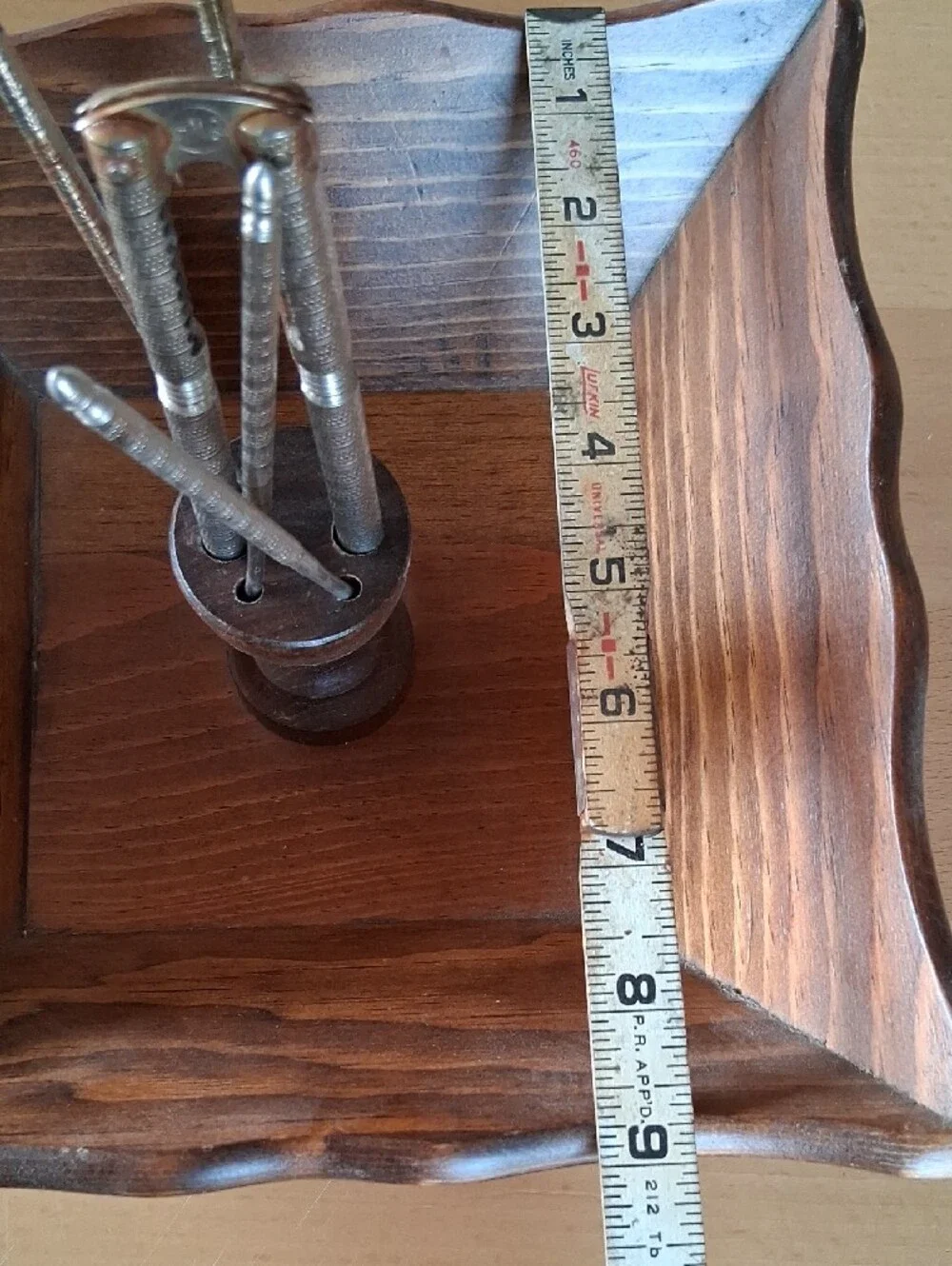 Vintage Nut Bowl With Cracker and Four Picks